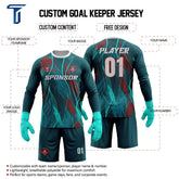 Custom Crosshatch Soccer Goalkeeper Jersey Set